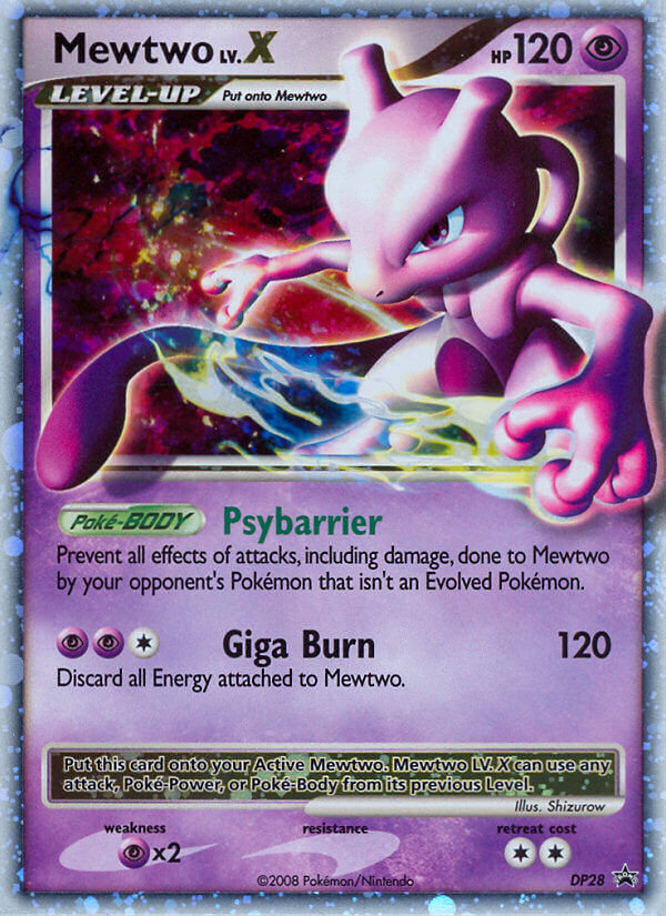 Mewtwo LV.X (DP28) [Diamond & Pearl: Black Star Promos] | Exor Games Summserside