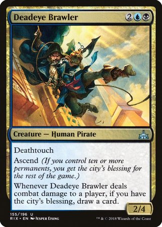 Deadeye Brawler [Rivals of Ixalan] | Exor Games Summserside