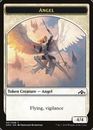 Angel Token [Guilds of Ravnica Tokens] | Exor Games Summserside