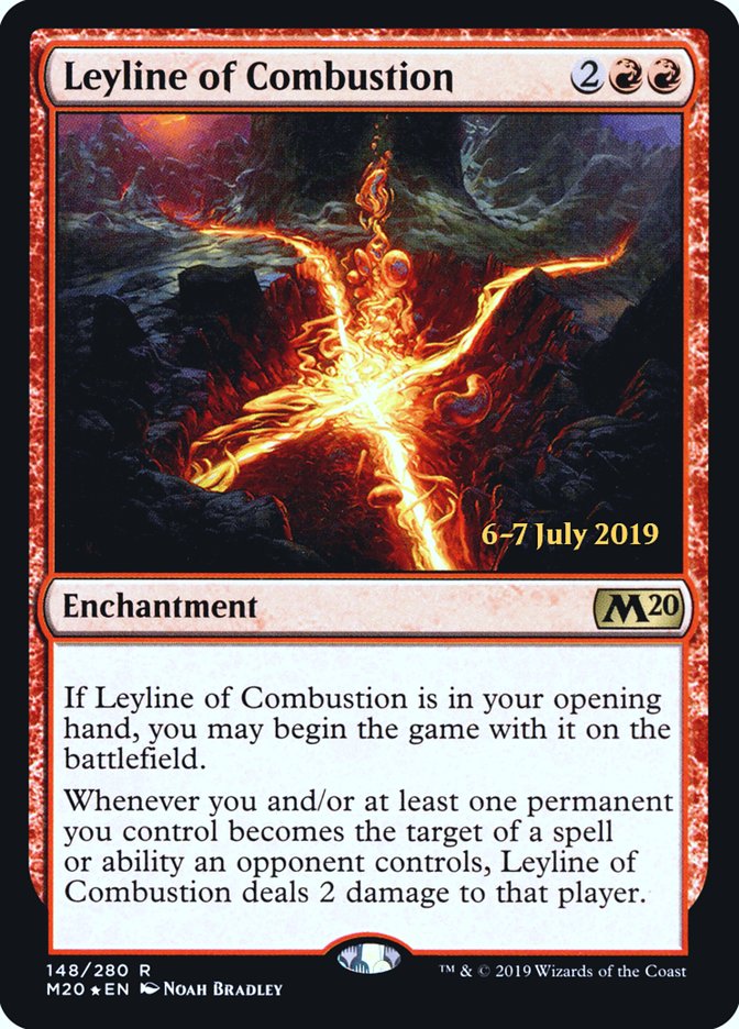 Leyline of Combustion  [Core Set 2020 Prerelease Promos] | Exor Games Summserside