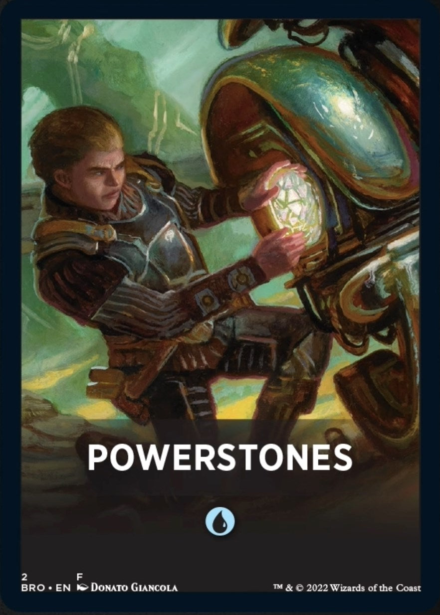 Powerstones Theme Card [The Brothers' War Tokens] | Exor Games Summserside