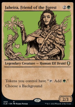 Jaheira, Friend of the Forest (Showcase) [Commander Legends: Battle for Baldur's Gate] | Exor Games Summserside