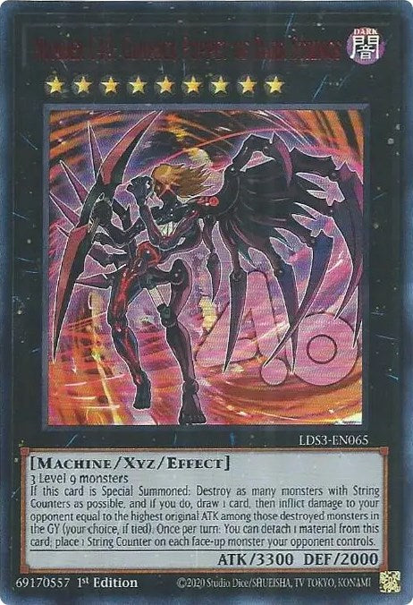 Number C40: Gimmick Puppet of Dark Strings (Red) [LDS3-EN065] Ultra Rare | Exor Games Summserside