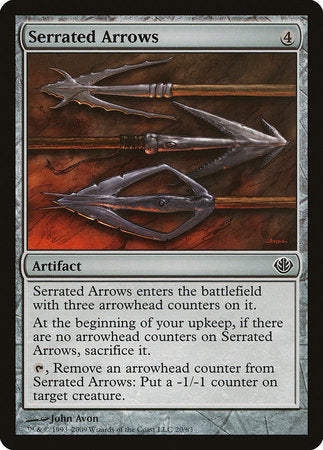 Serrated Arrows [Duel Decks: Garruk vs. Liliana] | Exor Games Summserside