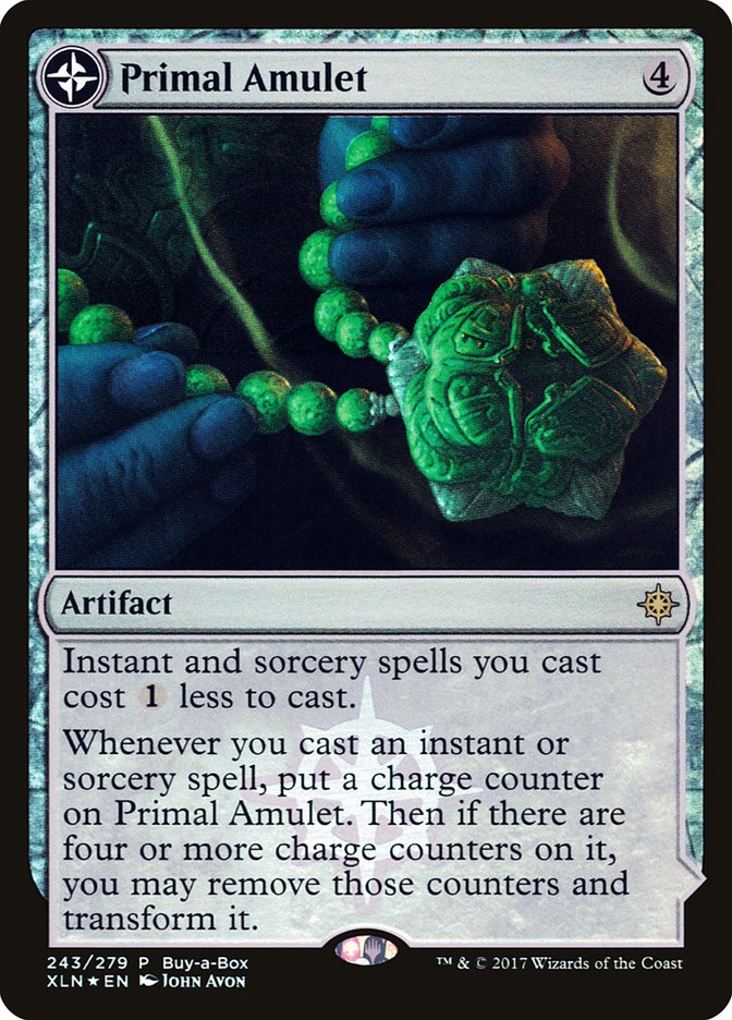 Primal Amulet // Primal Wellspring (Buy-A-Box) [Ixalan Treasure Chest] | Exor Games Summserside