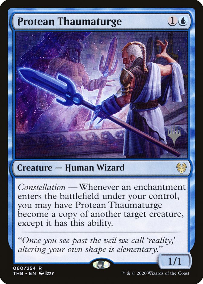 Protean Thaumaturge (Promo Pack) [Theros Beyond Death Promos] | Exor Games Summserside