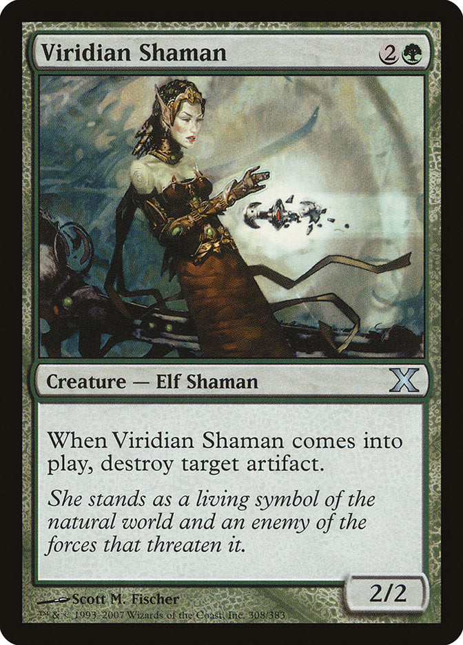 Viridian Shaman [Tenth Edition] | Exor Games Summserside