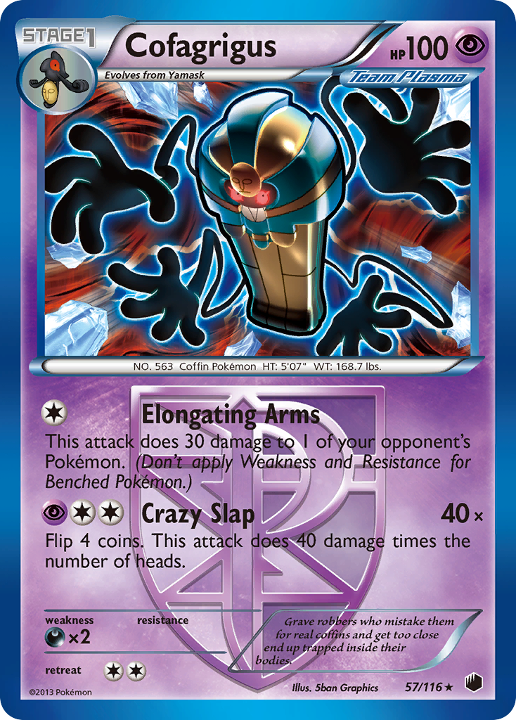 Cofagrigus (57/116) [Black & White: Plasma Freeze] | Exor Games Summserside