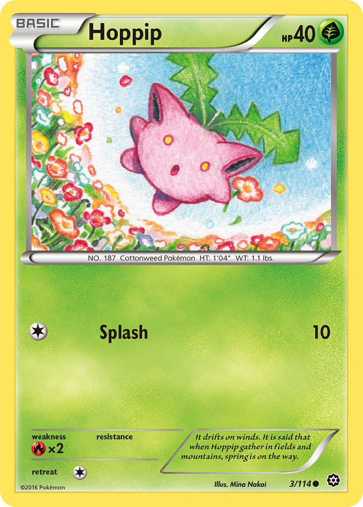 Hoppip (3/114) [XY: Steam Siege] | Exor Games Summserside