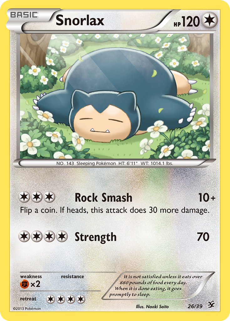 Snorlax (26/39) [XY: Kalos Starter Set] | Exor Games Summserside