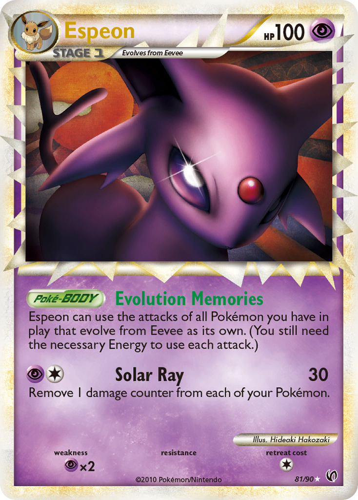 Espeon (81/90) [HeartGold & SoulSilver: Undaunted] | Exor Games Summserside