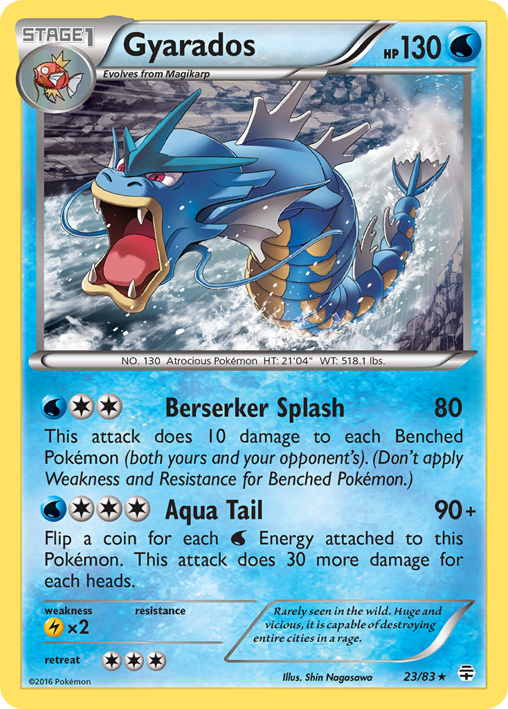 Gyarados (23/83) [XY: Generations] | Exor Games Summserside