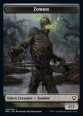 Bird (002) // Zombie Double-sided Token [Dominaria United Tokens] | Exor Games Summserside