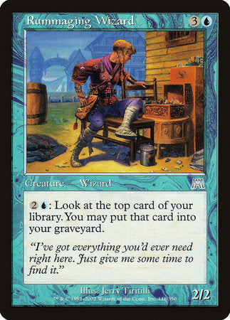Rummaging Wizard [Onslaught] | Exor Games Summserside