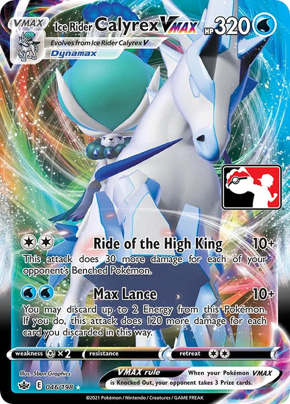 Ice Rider Calyrex VMAX (046/198) [Prize Pack Series One] | Exor Games Summserside