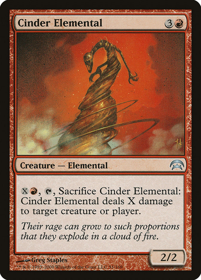 Cinder Elemental [Planechase] | Exor Games Summserside