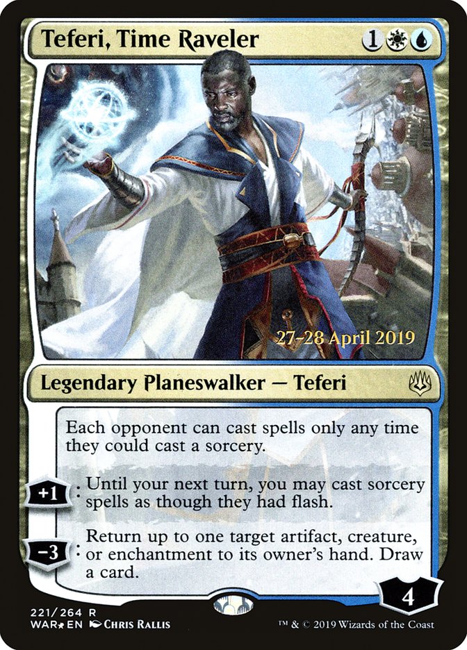 Teferi, Time Raveler  [War of the Spark Prerelease Promos] | Exor Games Summserside