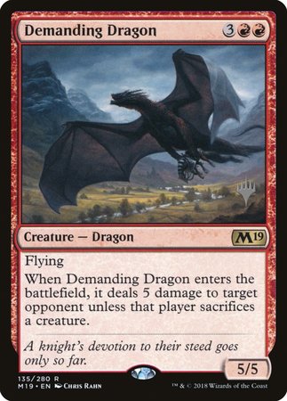 Demanding Dragon [Core Set 2019 Promos] | Exor Games Summserside