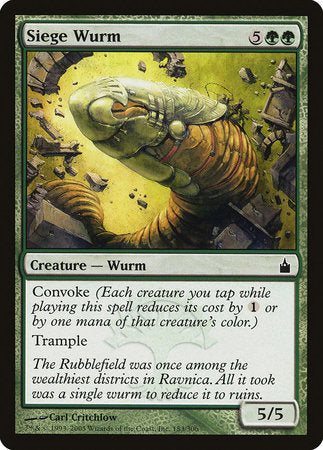 Siege Wurm [Ravnica: City of Guilds] | Exor Games Summserside