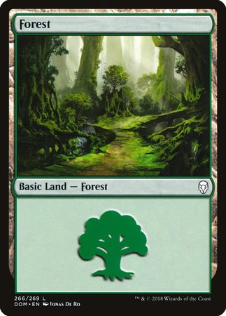 Forest (266) [Dominaria] | Exor Games Summserside