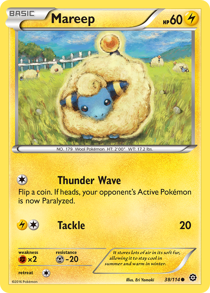 Mareep (38/114) [XY: Steam Siege] | Exor Games Summserside