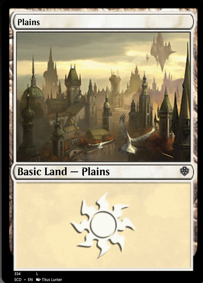 Plains (334) [Starter Commander Decks] | Exor Games Summserside