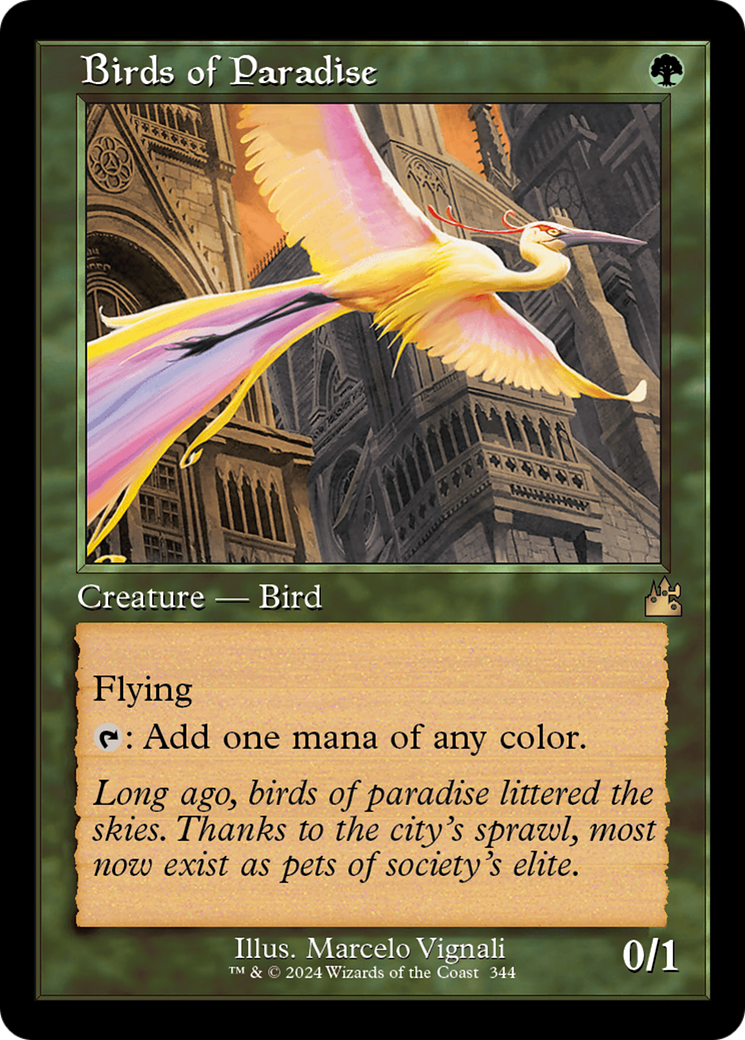 Birds of Paradise (Retro) [Ravnica Remastered] | Exor Games Summserside