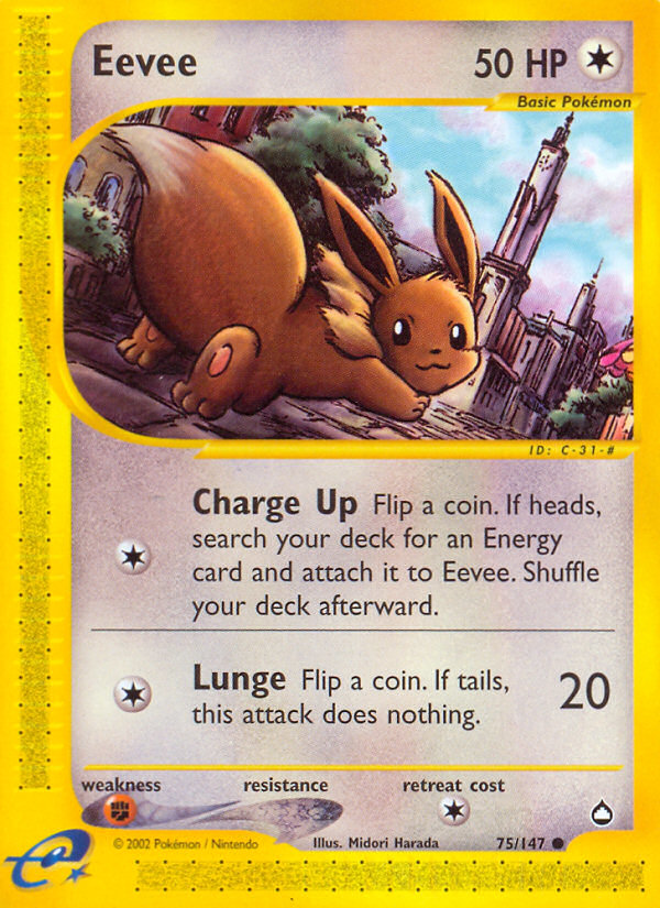 Eevee (75/147) [Aquapolis] | Exor Games Summserside