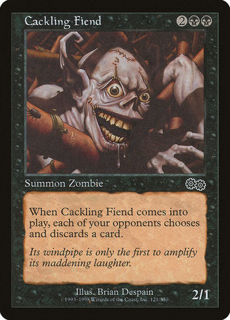 Cackling Fiend [Urza's Saga] | Exor Games Summserside