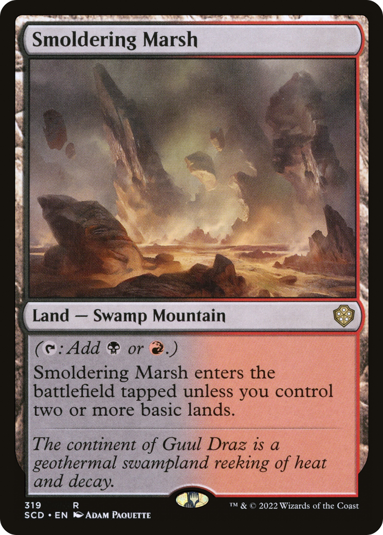 Smoldering Marsh [Starter Commander Decks] | Exor Games Summserside