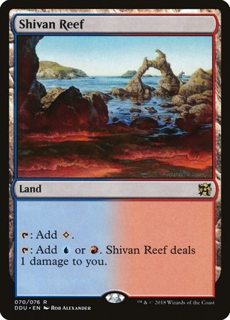 Shivan Reef [Duel Decks: Elves vs. Inventors] | Exor Games Summserside