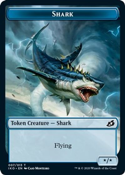 Angel Warrior // Shark Double-sided Token [Challenger Decks 2021 Tokens] | Exor Games Summserside