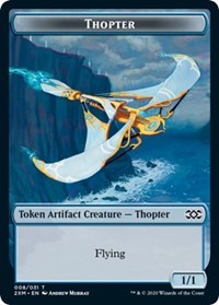 Thopter (008) // Wurm (030) Double-sided Token [Double Masters Tokens] | Exor Games Summserside