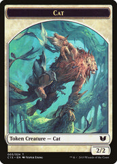 Cat // Zombie Double-Sided Token [Commander 2015 Tokens] | Exor Games Summserside