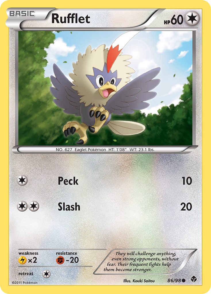 Rufflet (86/98) [Black & White: Emerging Powers] | Exor Games Summserside