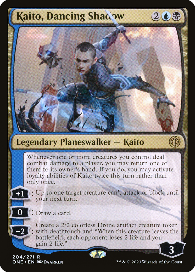 Kaito, Dancing Shadow [Phyrexia: All Will Be One] | Exor Games Summserside