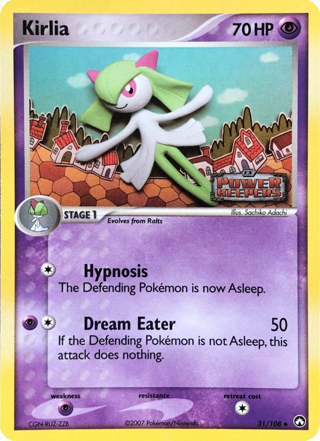 Kirlia (31/108) (Stamped) [EX: Power Keepers] | Exor Games Summserside