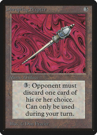 Disrupting Scepter [Limited Edition Beta] | Exor Games Summserside