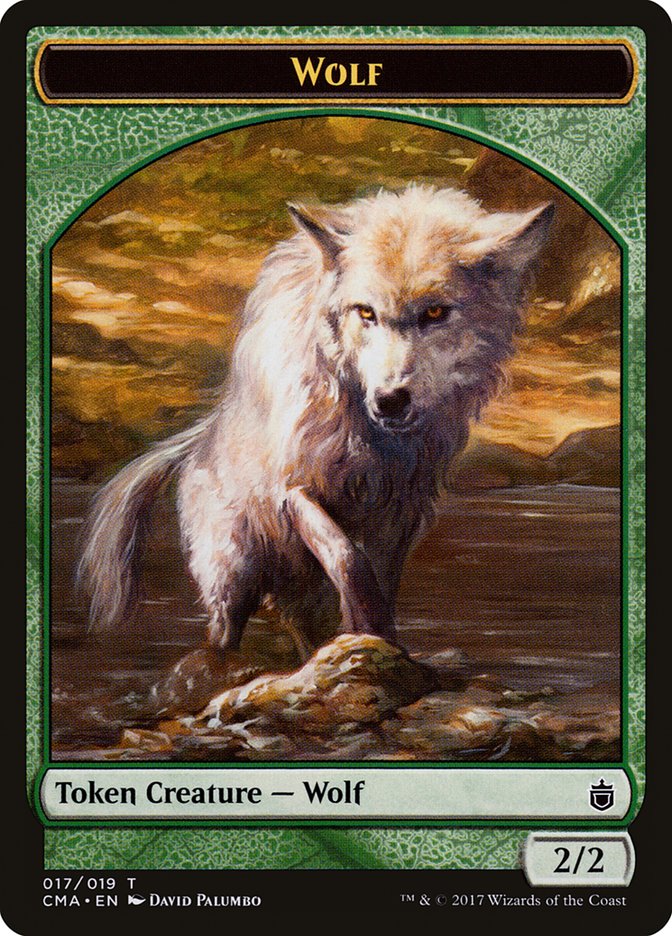 Wolf (017/019) [Commander Anthology Tokens] | Exor Games Summserside