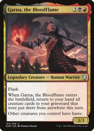 Garna, the Bloodflame [Dominaria] | Exor Games Summserside