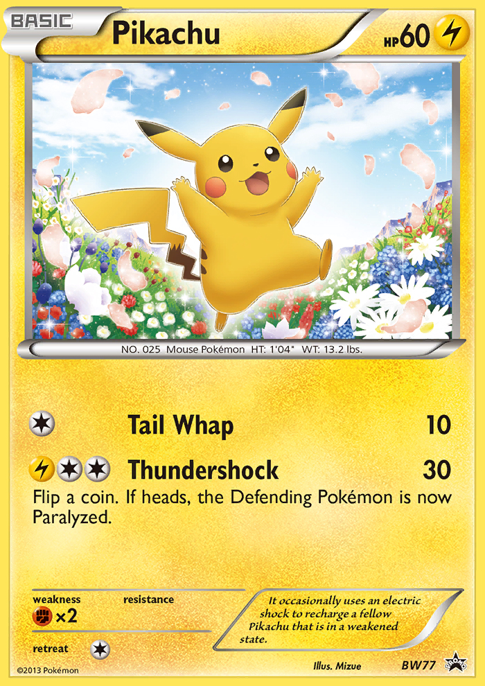 Pikachu (BW77) [Black & White: Black Star Promos] | Exor Games Summserside