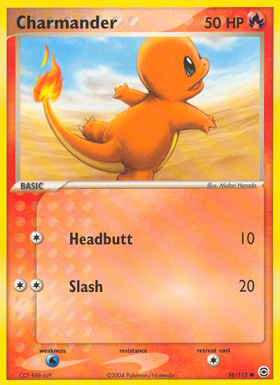 Charmander (58/112) [EX: FireRed & LeafGreen] | Exor Games Summserside