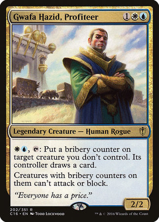 Gwafa Hazid, Profiteer [Commander 2016] | Exor Games Summserside