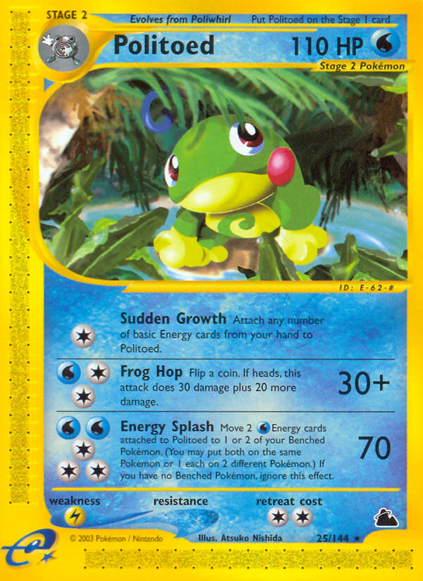 Politoed (25/144) [Skyridge] | Exor Games Summserside