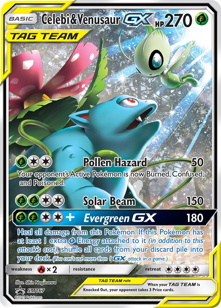 Celebi & Venusaur GX (SM167) [Sun & Moon: Black Star Promos] | Exor Games Summserside