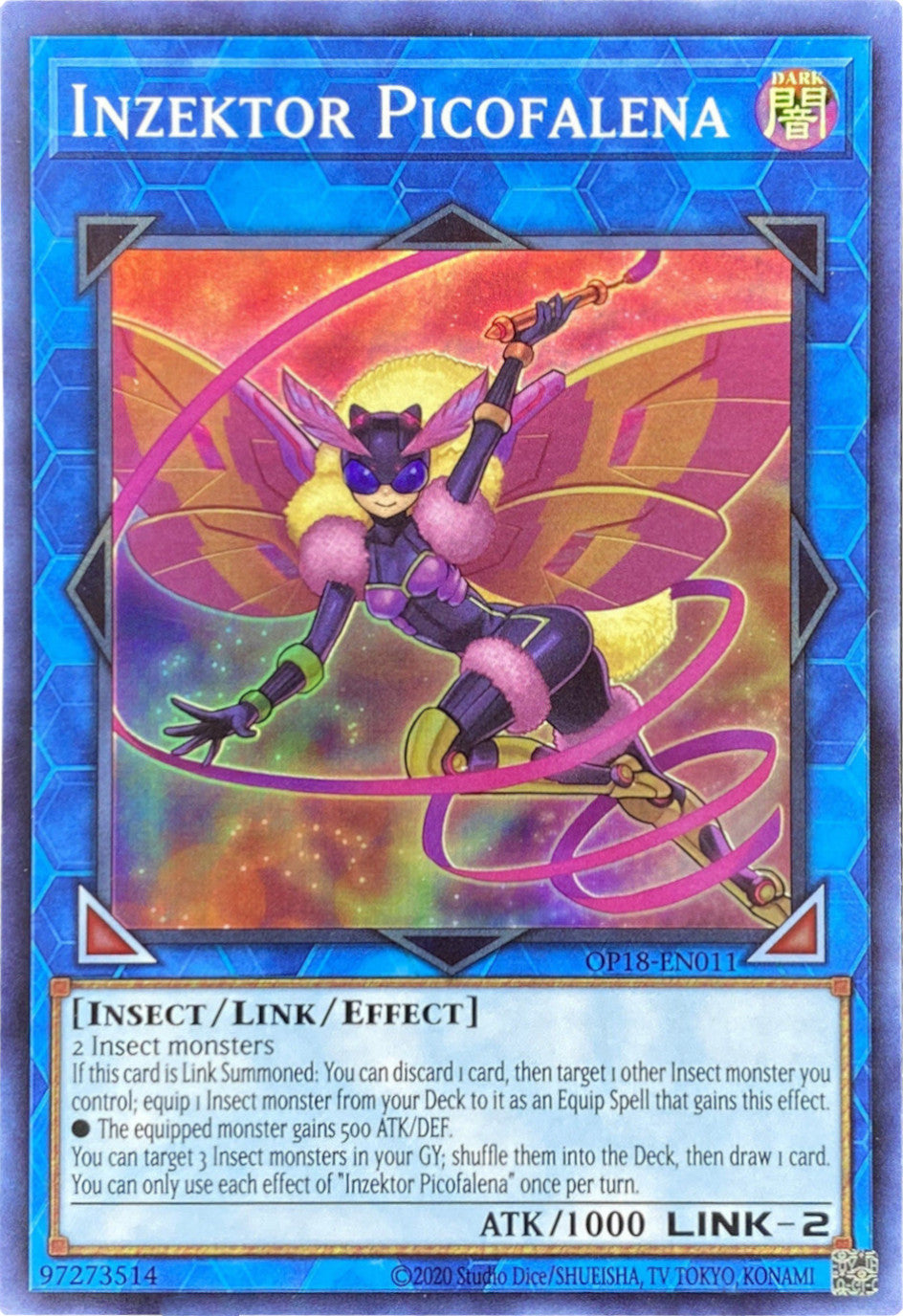 Inzektor Picofalena [OP18-EN011] Super Rare | Exor Games Summserside