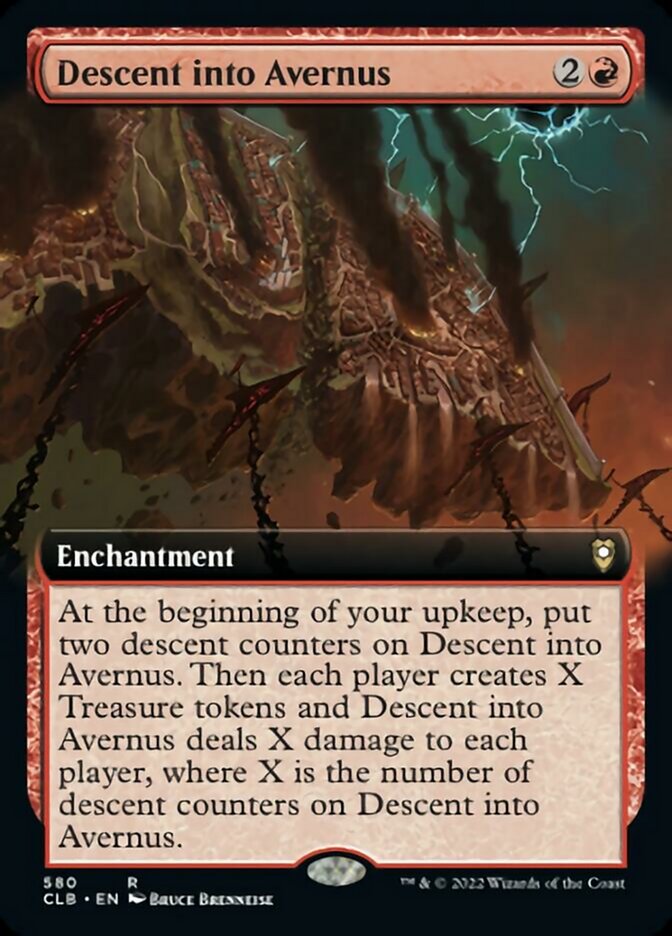 Descent into Avernus (Extended Art) [Commander Legends: Battle for Baldur's Gate] | Exor Games Summserside