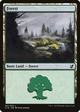 Forest (301) [Commander 2019] | Exor Games Summserside