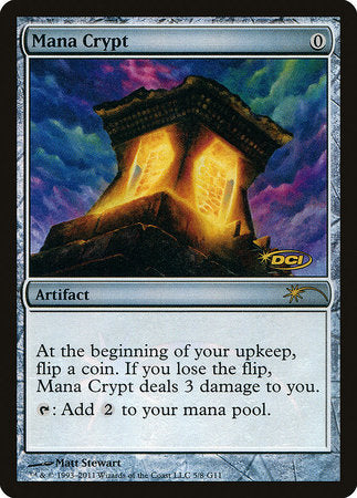 Mana Crypt [Judge Gift Cards 2011] | Exor Games Summserside