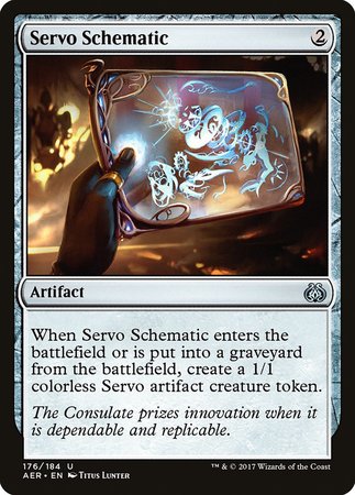 Servo Schematic [Aether Revolt] | Exor Games Summserside
